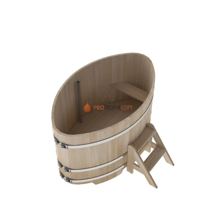 Купель BentWood овальная из кедра 1,02х1,68 премиум