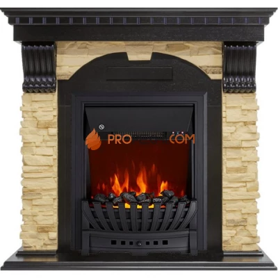 Каминокомплект Royal Flame Dublin - Венге / Сланец с очагом Aspen Black