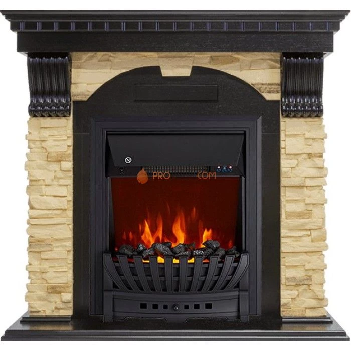 Каминокомплект Royal Flame Dublin - Венге / Сланец с очагом Aspen Black