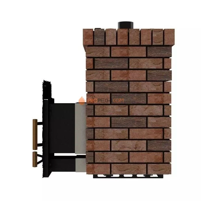 Дровяная банная печь Grill’D Violet Retro Long (Камень 20 кг)