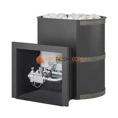 Газодровяная печь для бани Везувий Лава 18 (ДТ-3)