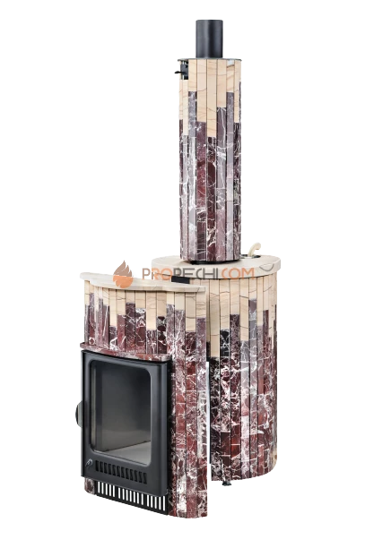 Банная печь Ферингер Макси ПФ Россо Леванте +"Окаменевшее дерево"