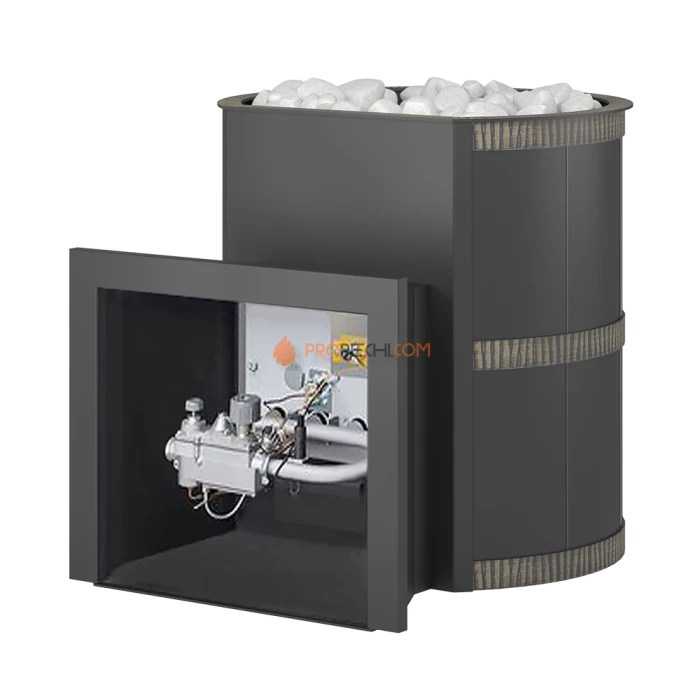 Газодровяная печь для бани Везувий Лава 18 (ДТ-3)