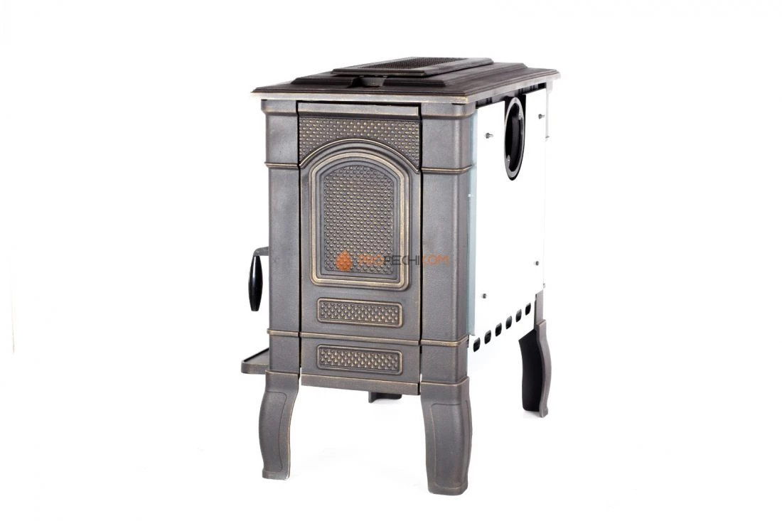 Печь-камин Fireway Gunter патина бронза