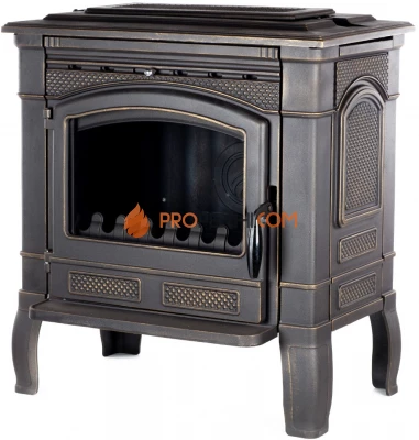 Печь-камин Fireway Gunter патина бронза