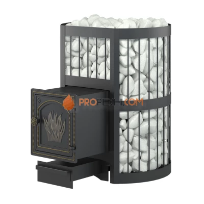 Чугунная печь для бани Везувий Легенда Стандарт 28 (ДТ-4)