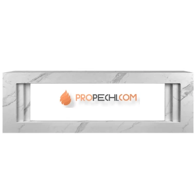 Портал Royal Flame Line 60 SFT White Marble - Белый мрамор