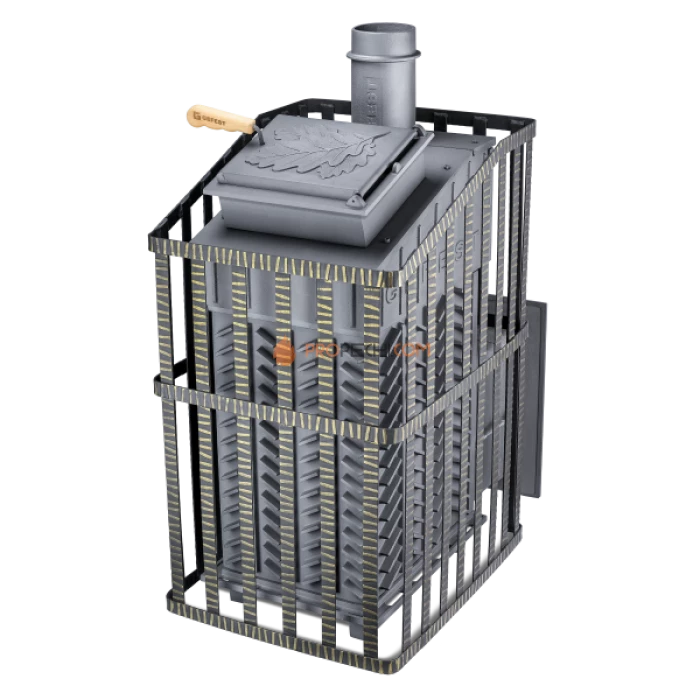 Чугунная печь для бани Гефест GFS ЗК 45М Ураган