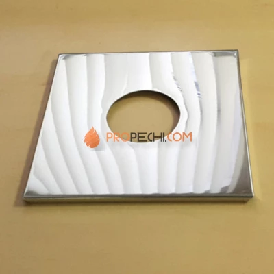 Фланец декоративный угловой D=350 45гр. 780*780 нерж. ФлюГранд