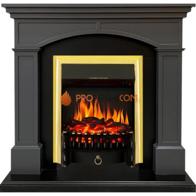 Каминокомплект Royal Flame Langford - Серый графит с очагом Fobos FX Brass