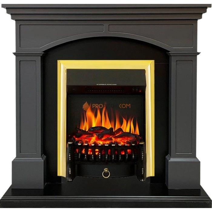 Каминокомплект Royal Flame Langford - Серый графит с очагом Fobos FX Brass