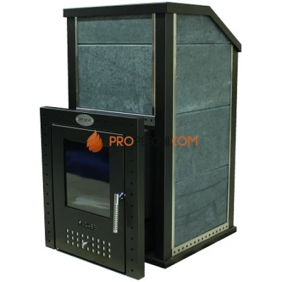 Печь для бани KLOVER RT-20P Серпентинит (дровяная)