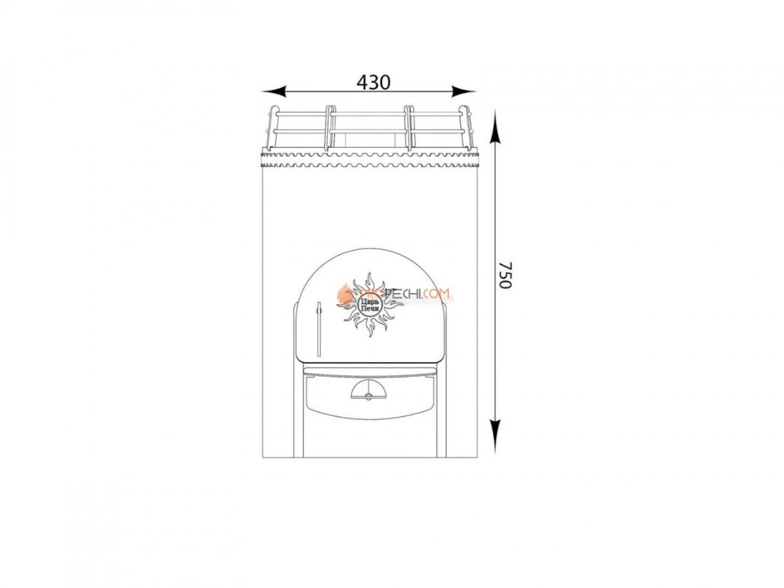 Банная печь Царь Печи Вольга 1