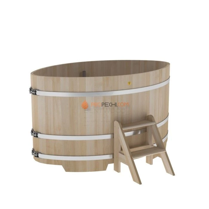 Купель BentWood овальная из кедра 1,08х1,75 премиум