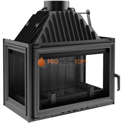 Каминная топка Kratki Oliwia/LP (стекло слева-справа)