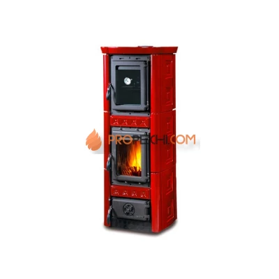 Печь-камин La Nordica Gaia Forno Bordeaux