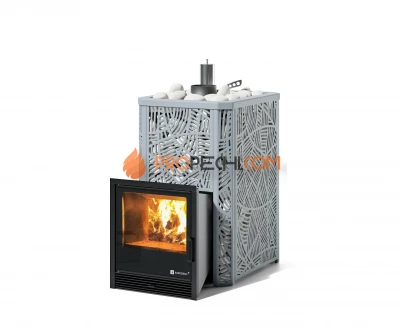 Печь для бани Изистим Ялта 15 К/2024 Модерн серый