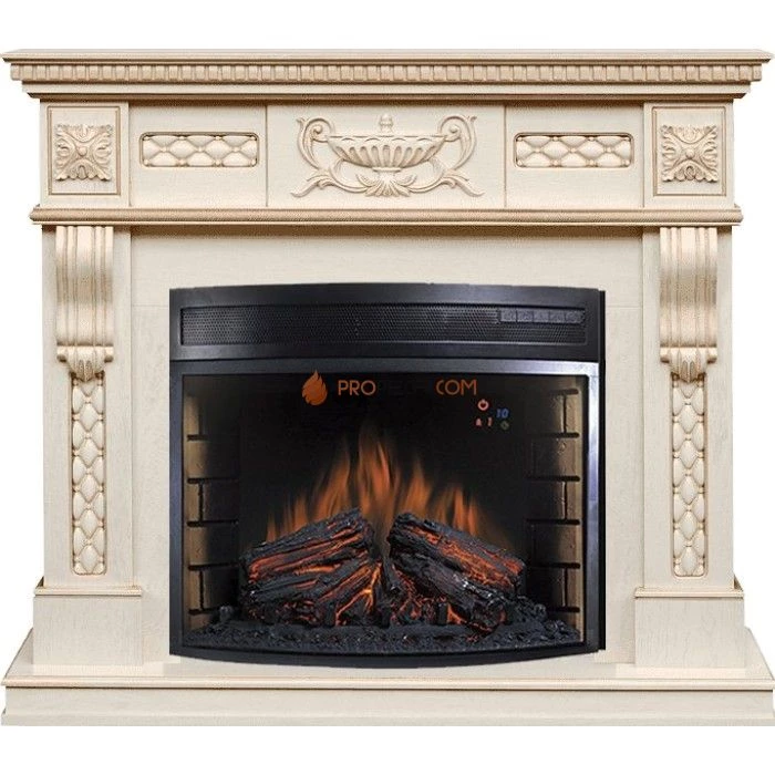 Каминокомплект Royal Flame Corsica - Слоновая кость с патиной с очагом Dioramic 28 LED FX
