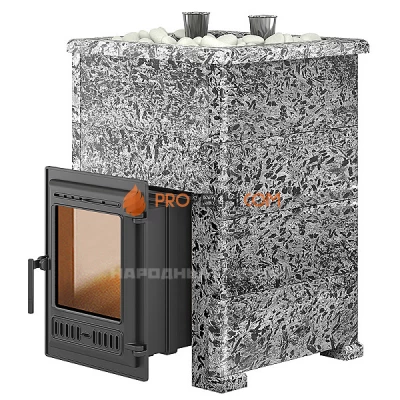 Печь для бани Эверест Steam Master 30 Чугун Пироксенит Элит