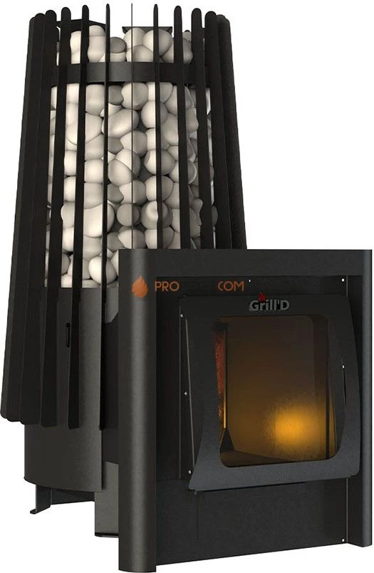 Банная печь Grill'D Cometa Vega 180 Long Window Max