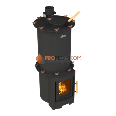 Дровяная печь для бани Grill’D Denisov Short