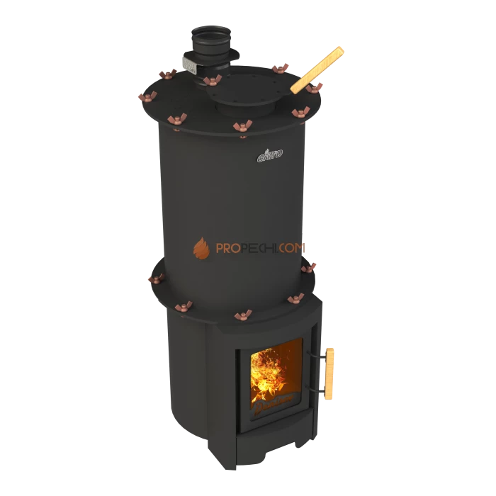 Дровяная печь для бани Grill’D Denisov Short