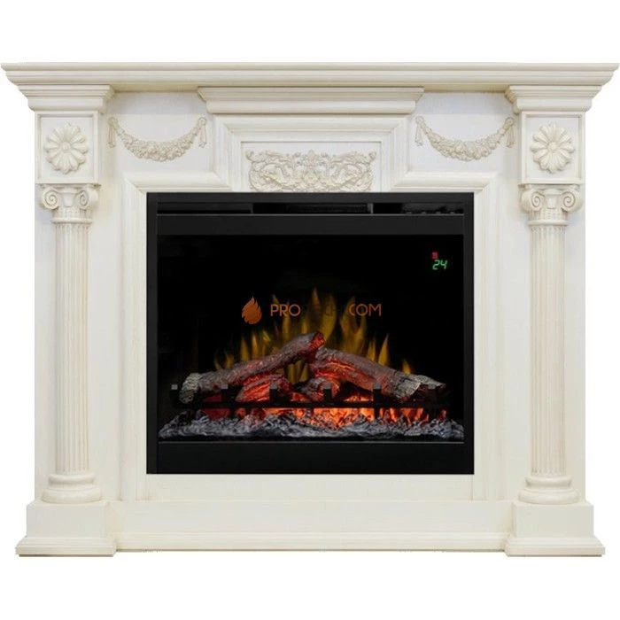 Каминокомплект Dimplex London - Слоновая кость с очагом Symphony 26 inch DF2624L-INT