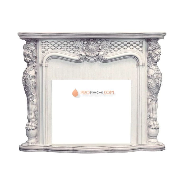 Каминокомплект Dimplex Castle - Слоновая кость с темной патиной с очагом Symphony 30 inch DF3020-INT