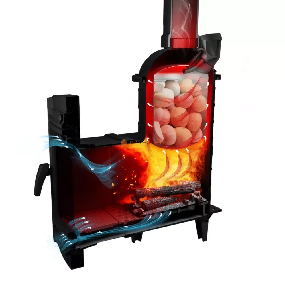 Печь банная "Атмосфера L" в облицовке "Амфиболит"