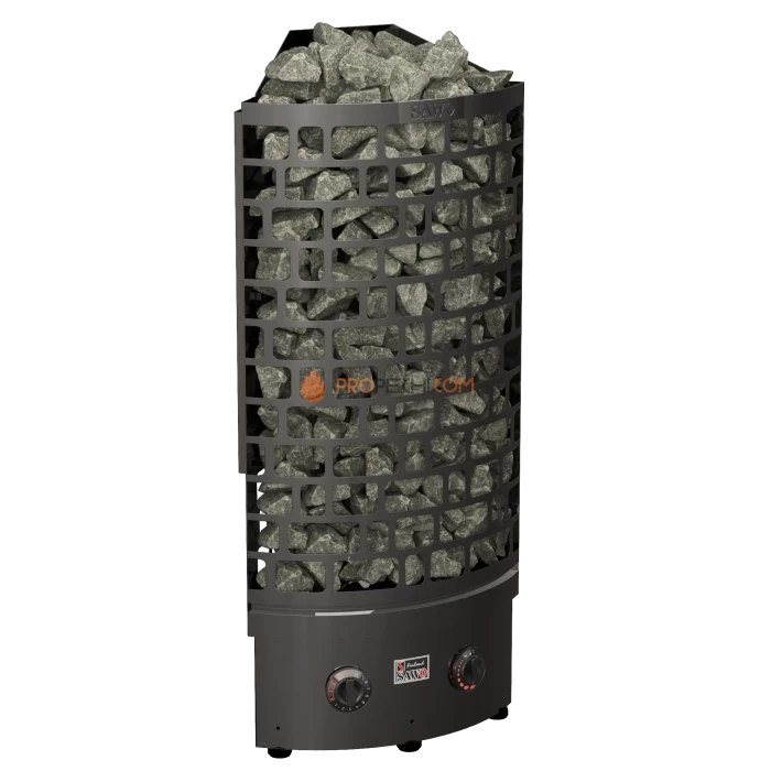 Электрическая печь SAWO ARIES ARI3-90NB-CNR-BL-P-C 9 кВт (со встроенным пультом), черная