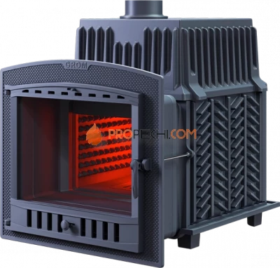 Чугунная банная печь Гефест Гром 50 П2