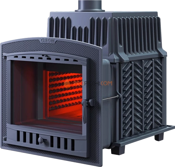 Чугунная банная печь Гефест Гром 50 П2