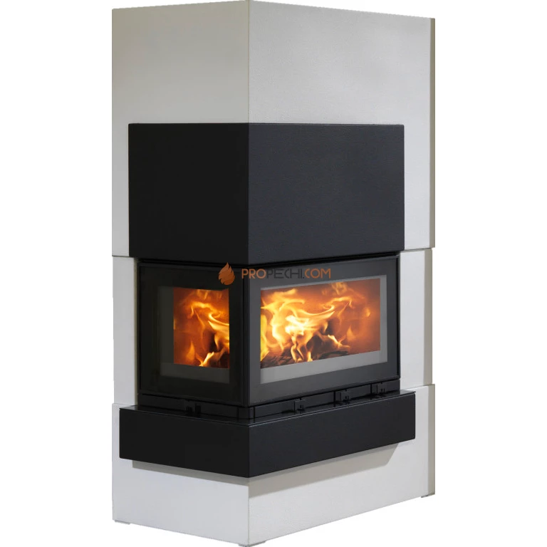 Готовый камин ABX с облицовкой Norfolk угловой