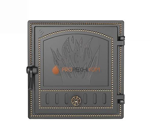 Дверка каминная ВЕЗУВИЙ 281 (Бронза)