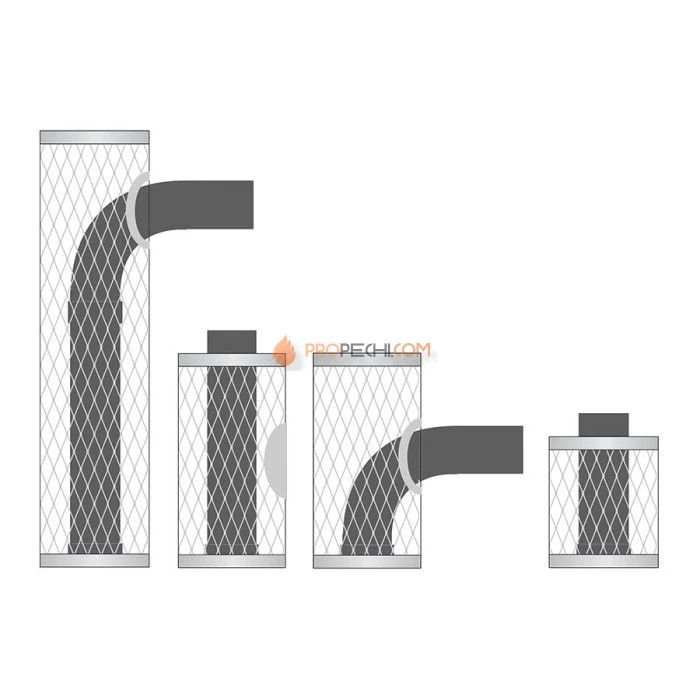 Дровяная печь для бани IKI Mini-IKI со стальной дверцей смайл