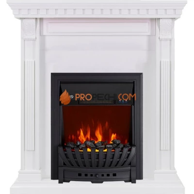 Каминокомплект Royal Flame Orlean - Белый с очагом Aspen Black