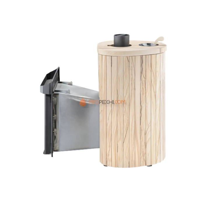 Дровяная печь для бани Ферингер Малютка До 18 м³ - Окаменевшее дерево цельный