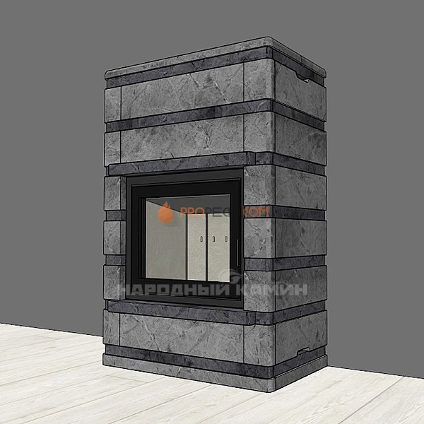 ПечьТеплонакопительная Каминити талькохлорит Рантала