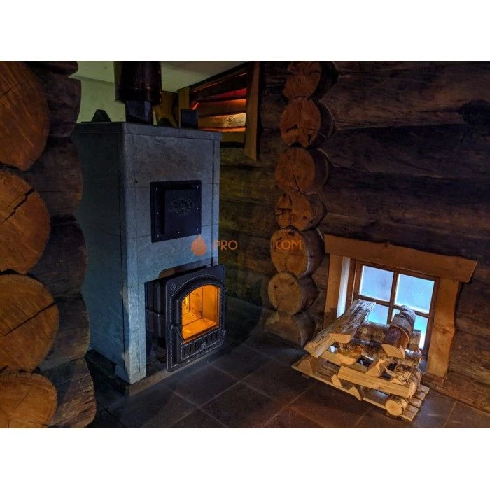 Печь для бани Эверест Легкий пар Профи каменка по-серому, Талькохлорит, S-50 мм