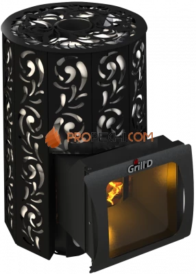 Банная печь Grill'D Violet Short Window Max