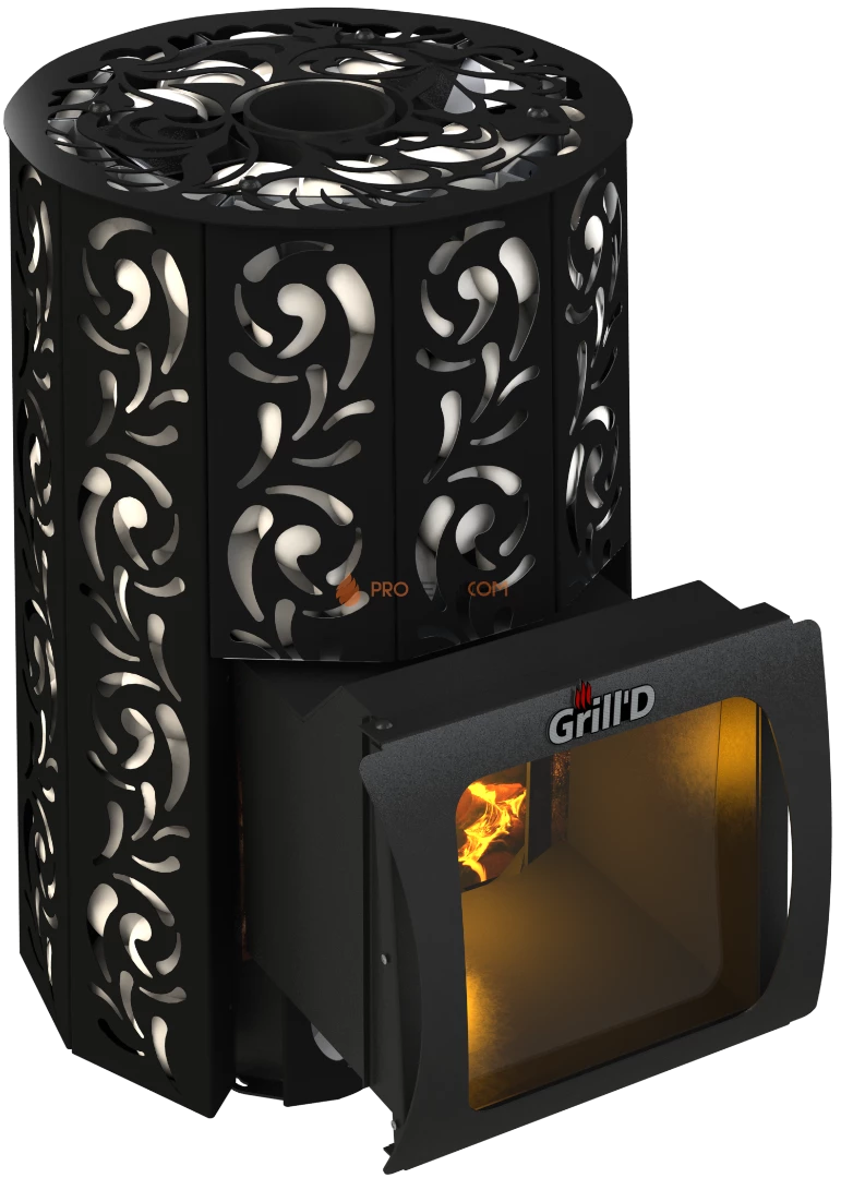 Банная печь Grill'D Violet Short Window Max
