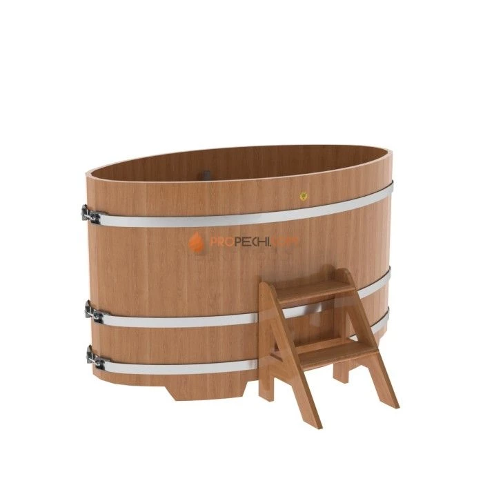 Купель BentWood овальная из натурального дуба 0,92х1,66