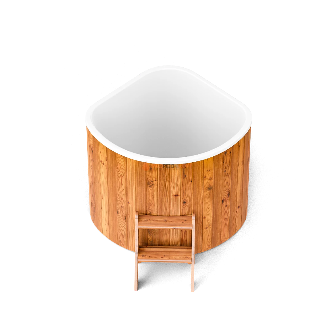 Купель композитная POLARSPA CORNER 130 Термососна