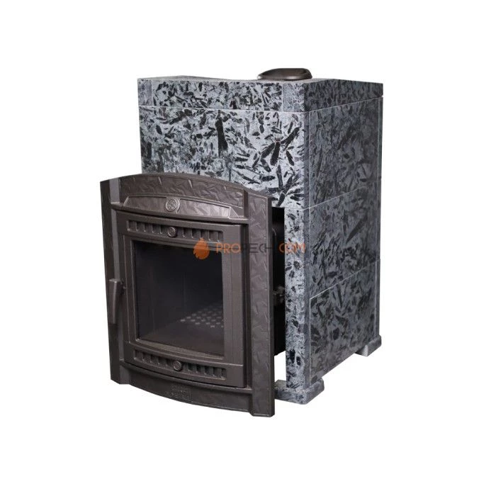 Печь банная "Атмосфера L" в облицовке "Пироксенит ЭЛИТ"