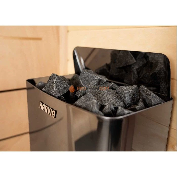 Электрическая печь Harvia The Wall SW45 Black Steel (со встроенным пультом)