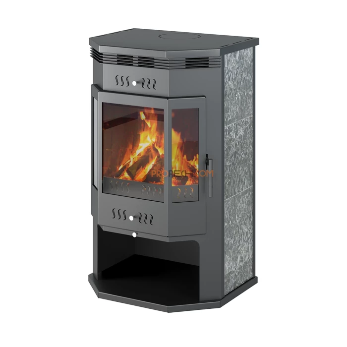 Печь-Камин ASTON 12 кВт (200 м³) Призматик (Пироксенит Элит)