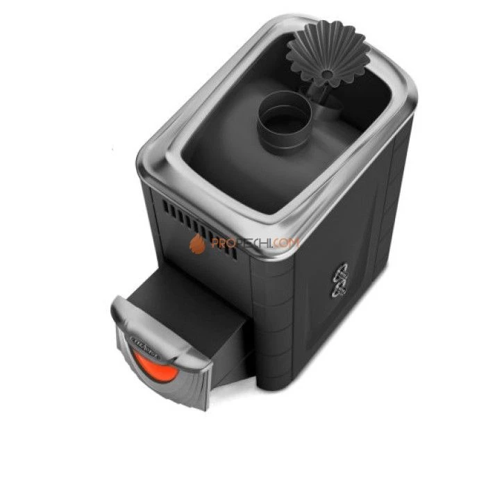 Печь для бани Термофор Ангара 2012 Inox ДН ЗК ТО антрацит