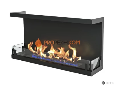 Биокамин Zefire торцевой Standart 900