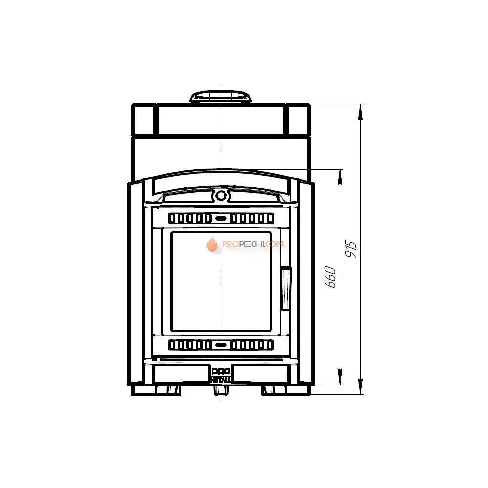 Печь банная "Атмосфера L" в облицовке "Амфиболит"