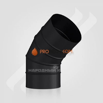 Отвод 110 мм. угол 45